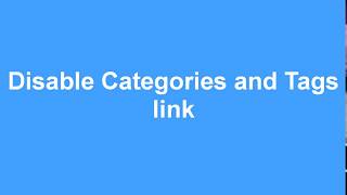 How to disable category and tags link - for WooCommerce Quick Order Product Table