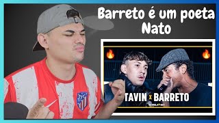 (ESPETÁCULO!!!) BARRETO x TAVIN | SEMI | #BDN143| REACT RELÍQUIA 🪽