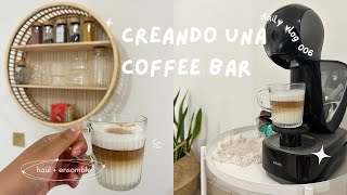 haciendo una coffee bar para mi casa ♡ daily vlog 006 ft. temu en méxico