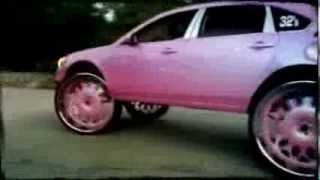 "Underground Rim King" Pink Chevy Impala on 32s