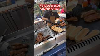 HOTDOG ENAK DICIKOLE ORCHID FOREST #kuliner #kulineran #bandung #orchidforestcikole #jajanan