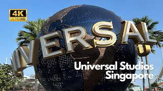 UNIVERSAL STUDIOS SINGAPORE - The Advantages Of Early Entry Riding All Major Rides by Noon (4K)