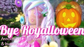 Royalloween is almost completely Gone!! Royale High + Announcing Halo Winner & Inventory winner