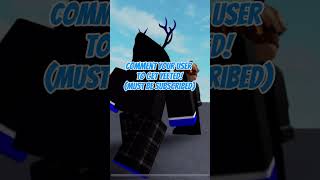 Comment Your Username+Subscribe=Yeeted! #roblox #shorts