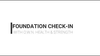 FOUNDATION CHECK IN