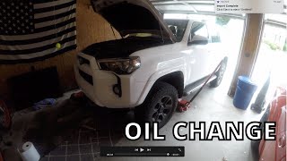 How to change oil in Toyota 4Runner