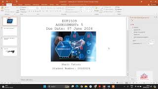 2024| EUP1501| ASSIGNMENT 5| STEP 4| POWERPOINT|