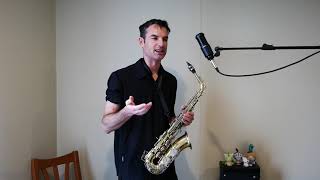 Etude #7 from Intermediate Jazz Conception for Saxophone by Lennie Niehaus