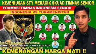 🔴BIKIN KAGET‼️STY JENIUS, Daftar Line Up Timnas Indonesia Vs Turkmenistan FIFA Matchday September