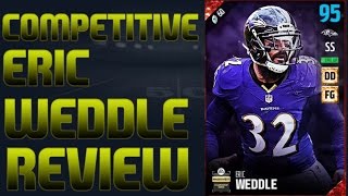 94 Competitive Eric Weddle Review | Madden 17 Ultimate Team Player Review