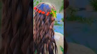 Hairstyle simple hairstyle 🥰🥰#youtubeshort #shortvideo