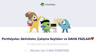 ClassDojo ile ödev takibi ve portfolyo oluşturma