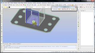 BricsCAD 3D Modeling first lesson: a simple support feet