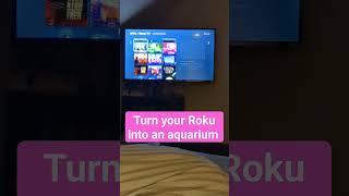 Turn your #Roku into an aquarium It's quite #relaxing before bed