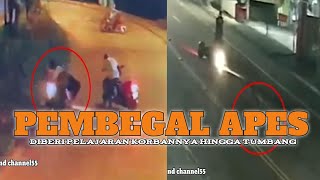 PEMBEGAL DIBERI PELAJARAN HINGGA TUMBANG DILOKASI‼️aksi nekat para pelaku berakhir apes