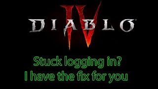 Diablo 4 : Stuck logging in? Do this now!! PS5/XBOX