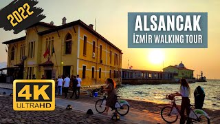 Alsancak Walking Tour #2 | İzmir Turkey | 4K UHD 60fps | Turkey Travel Summer 2022