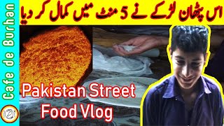 Crispy Multilayered Meetha Paratha | Cheeni Ka Paratha | Pakistan Street Food by Cafe de Burhan