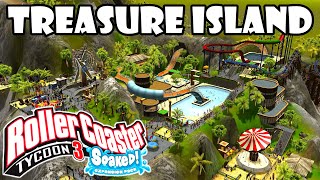 Treasure Island - Rollercoaster Tycoon 3 - SOAKED!