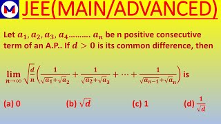 LIMIT USING PROGRESSION NICE PROBLEM JEE MAIN/ADVANCED #jee #jeemains#jeeadvanced #jeemain#unacademy