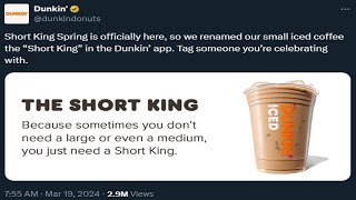 Dunkin Donuts Launches Short King Spring... But Why?