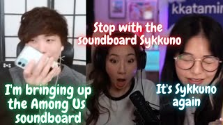 Sykkuno's Soundboard broke Miyoung and Fuslie.