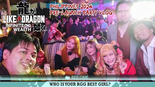 [EN/PH] WHO IS YOUR RGG BEST GIRL? - Like a Dragon Infinite Wealth Pre-Launch Party Vlog