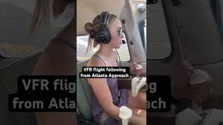 VFR flight following from Atlanta approach #pilotkaity