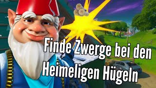 Finde Zwerge bei den Heimeligen Hügeln-Fortnite Zwerge finden .