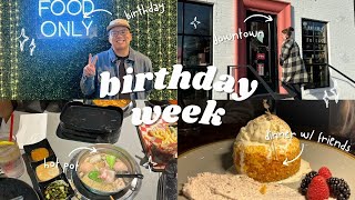 Birthday Week Vlog ( Pickups, Jazz game, food)