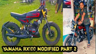 Yamaha RX100 modified || new RX100 Top model 2023 || 2 second part