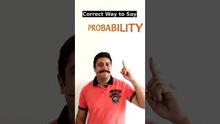 How To Pronounce Probability