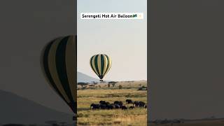 Serengeti Hot Air Balloon Safari - Tanzania Safari @NndeeAfrika