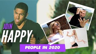 Energetic SUPER POSITIVE music to listen in 2020 / Join happy dancing people