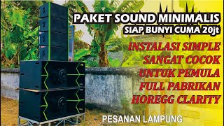 PAKET SOUND SYSTEM PALING LARIS, SUDAH TERUJI DI LAPANGAN, Siap bunyi 20jt saja