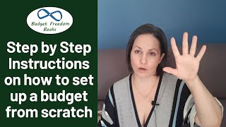 Step by Step Instructions on how to set up a budget from scratch | Step 1-3