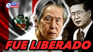 El Expresidente y dictador  peruano Alberto Fujimori sale de prisión