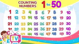 Counting Numbers 1 to 50 | Learn to Count Numbers 1-50