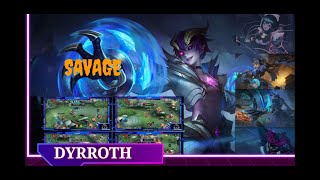 Mobile Legends I Dyrroth | Best build unbeatable | SAVAGE