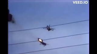 OV-10 sendo abatido por um F-16 em 92 na Venezuela numa tentativa de golpe para libertar Hugo chaves