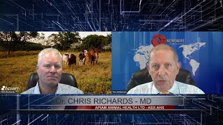 Apiam Animal Health's Dr. Chris Richards Speaks with ABN Newswire on Revenue Growth in the Business