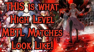 What people think a high level match of Melty Blood Type Lumina looks like