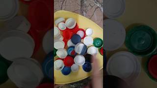 Make this awesome cup mat just from bottle caps#recyling #trash to treasure#recyling