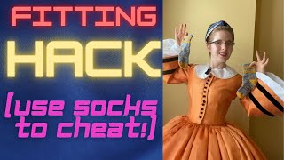 Historical sewing hack: How to sew bust padding for a Victorian bodice (tutorial)