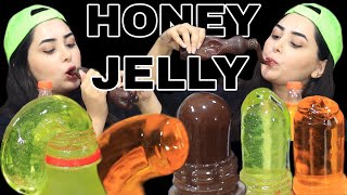 ASMR HONEY JELLY TREND ON TIKTOK | اسمر ژله عسلی یا هانی جلی خوراکی تیک تاک ، آموزش آشپزی و شیرینی