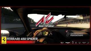 Assetto Corsa - Ferrari 488 GTB Spyder (Mod) - 3 Lap Race @ Spa-Francorchamps - (21:9 Ultrawide)