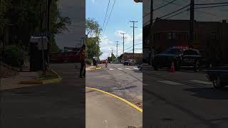 #Shorts. #PoliceCar. #Roadblock. Police Roadblock in Baden, PA by Beaver Valley Police SUV Cars.