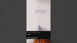 ANKAN# name logo comment your name #instagram #viral #trending #art #short feed