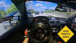 Cutting up TRAFFIC on Tokyo highway - Assetto Corsa mods I GoPro Helmet POV