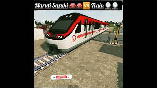 Maruti van 🚘🆚️Train 🚆#bussimulator #bussimulatorindonesia #bussid #ytshorts #viral#shorts #trending